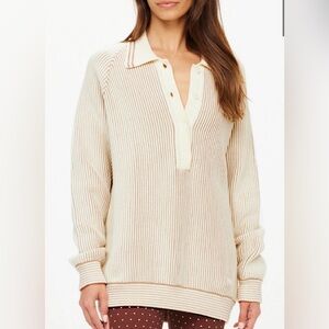 The Upside Alana Knit Long Sleeve Sweater Organic Cotton